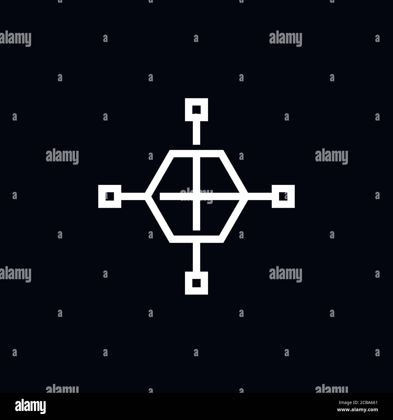 Icône de design, symbole des arts graphiques et plastiques Illustration de Vecteur