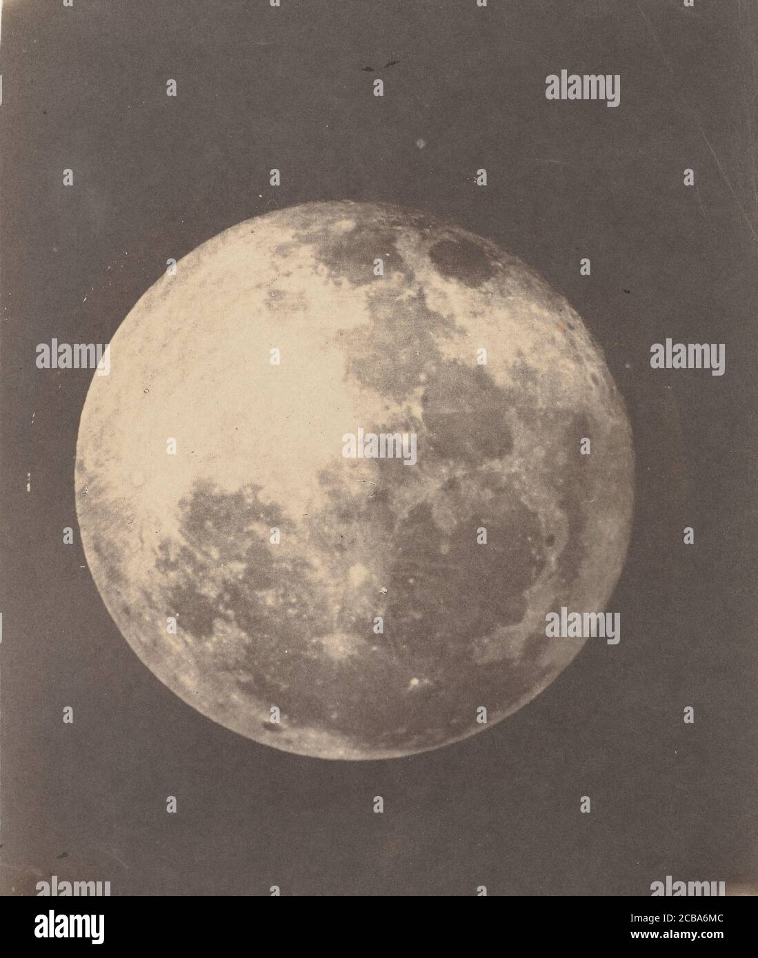 La Lune, 1857-60. Banque D'Images