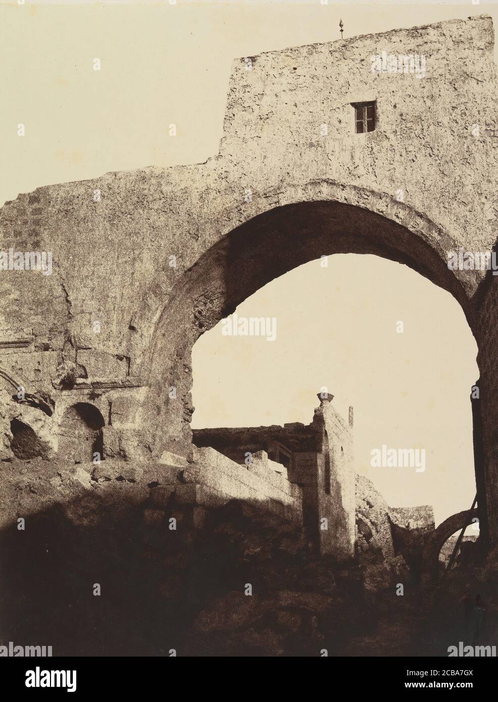 Arcade de l'Ecce Homo. Ponce Pilate pr&#xe9;sente J&#xe9;sus au Peuple, 1860 ou version ultérieure. Banque D'Images