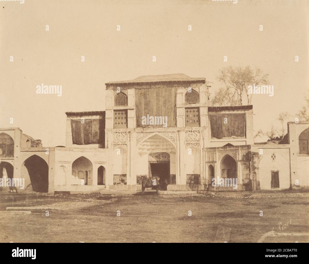 [La sublime porte, Téhéran, Iran], 1840-60. Banque D'Images