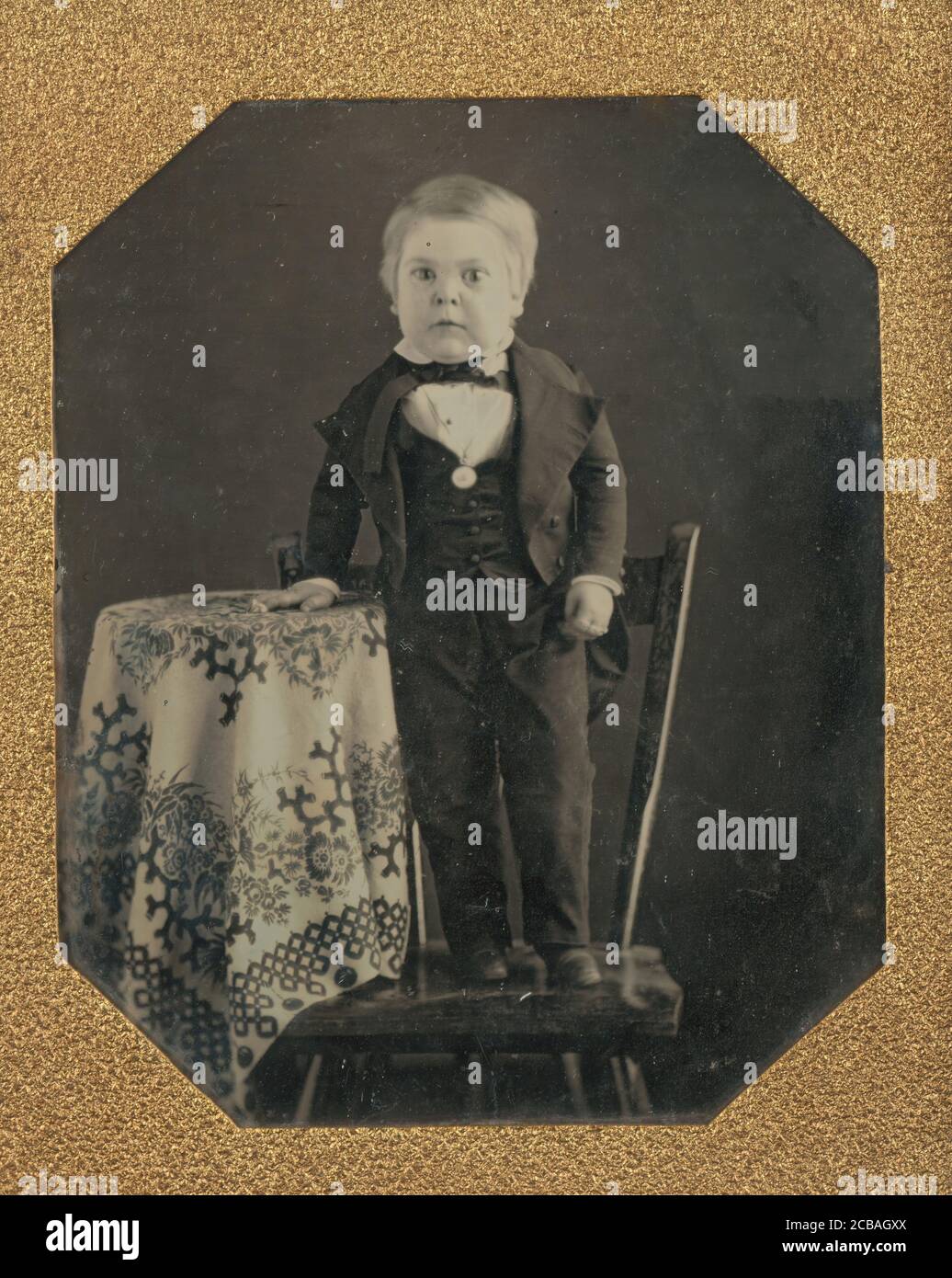 Tom Thumb (Charles Sherwood Stratton), ca. 1848. Banque D'Images