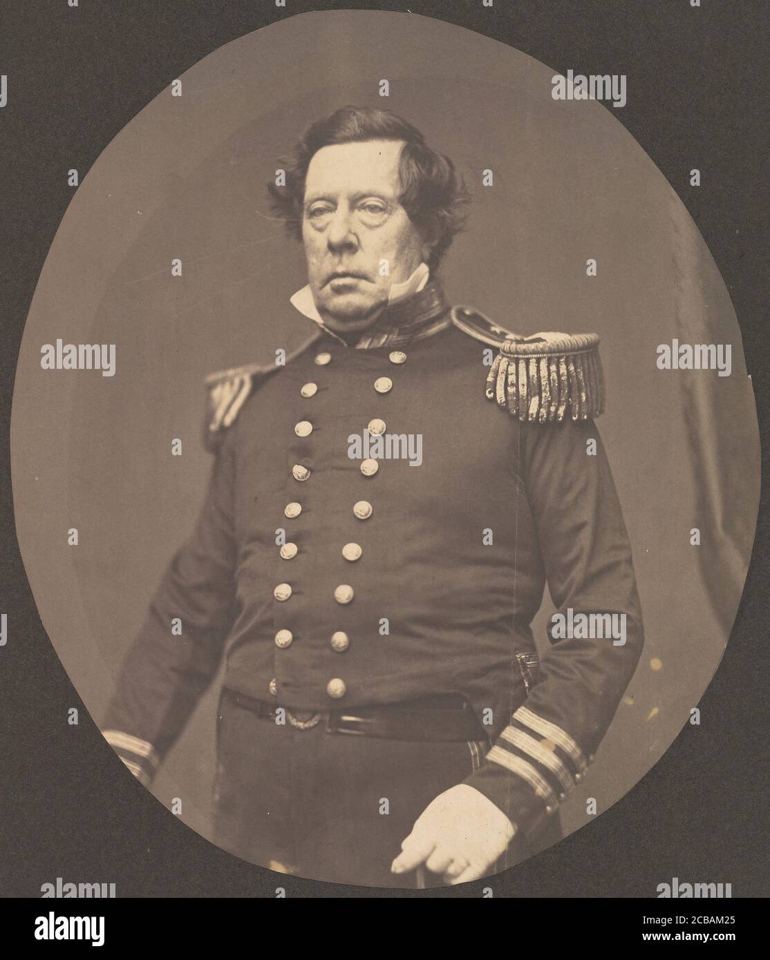 [Commodore Matthew Calbraith Perry], 1856-58. Banque D'Images