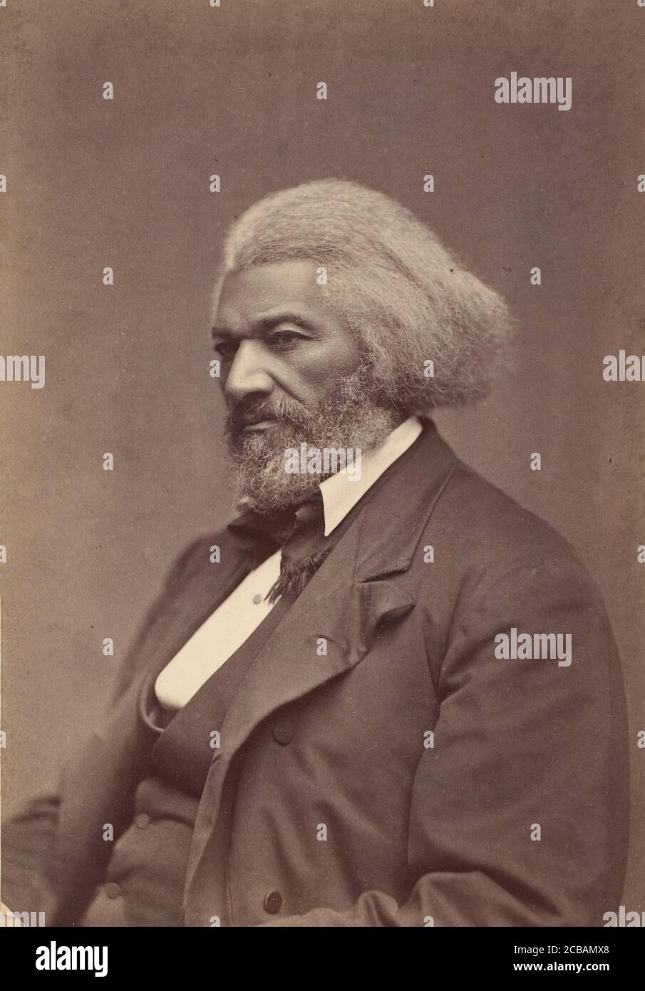 Frederick Douglass, env. 1880. Banque D'Images