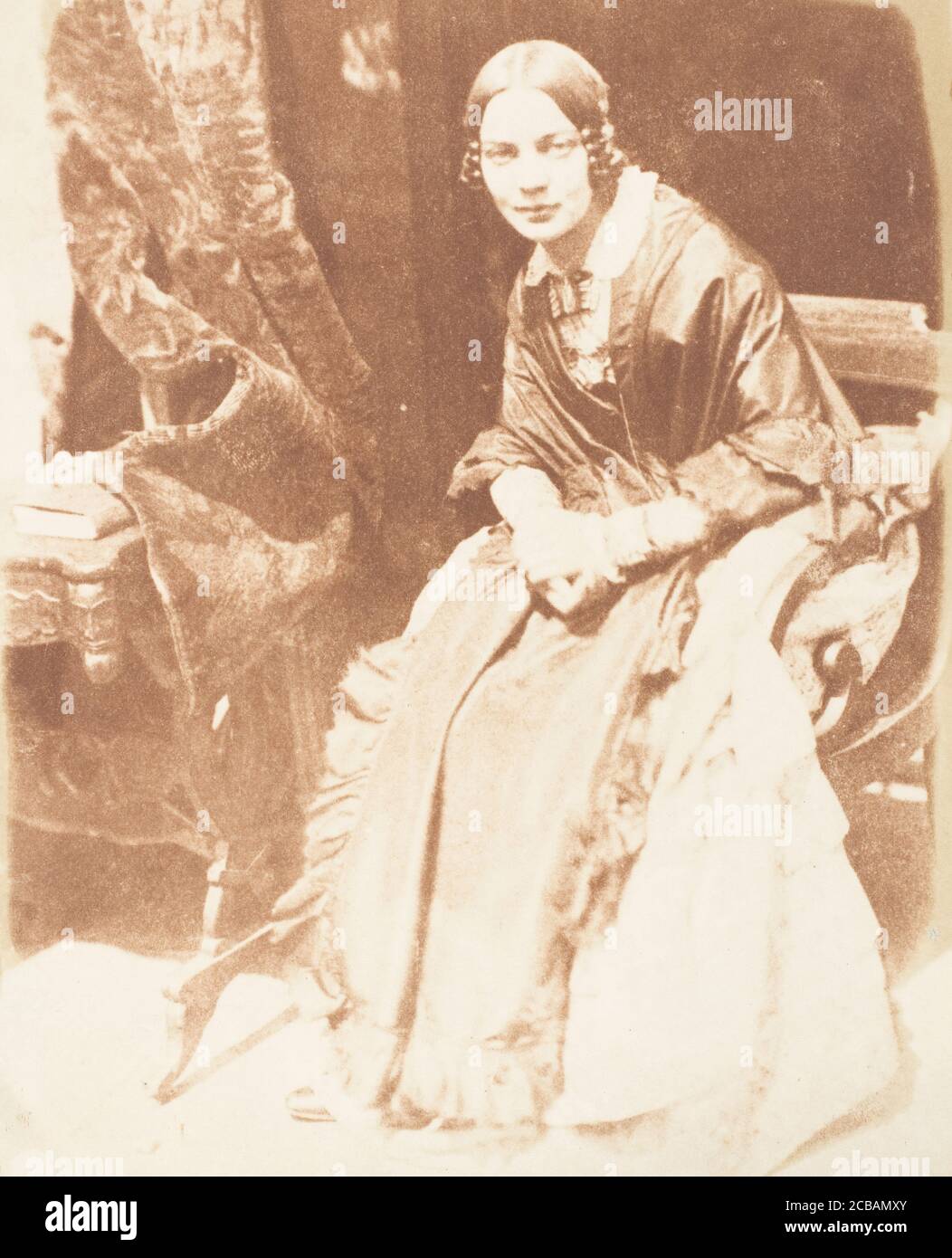 Lady Elizabeth Eastlake [?], 1843-47. Banque D'Images