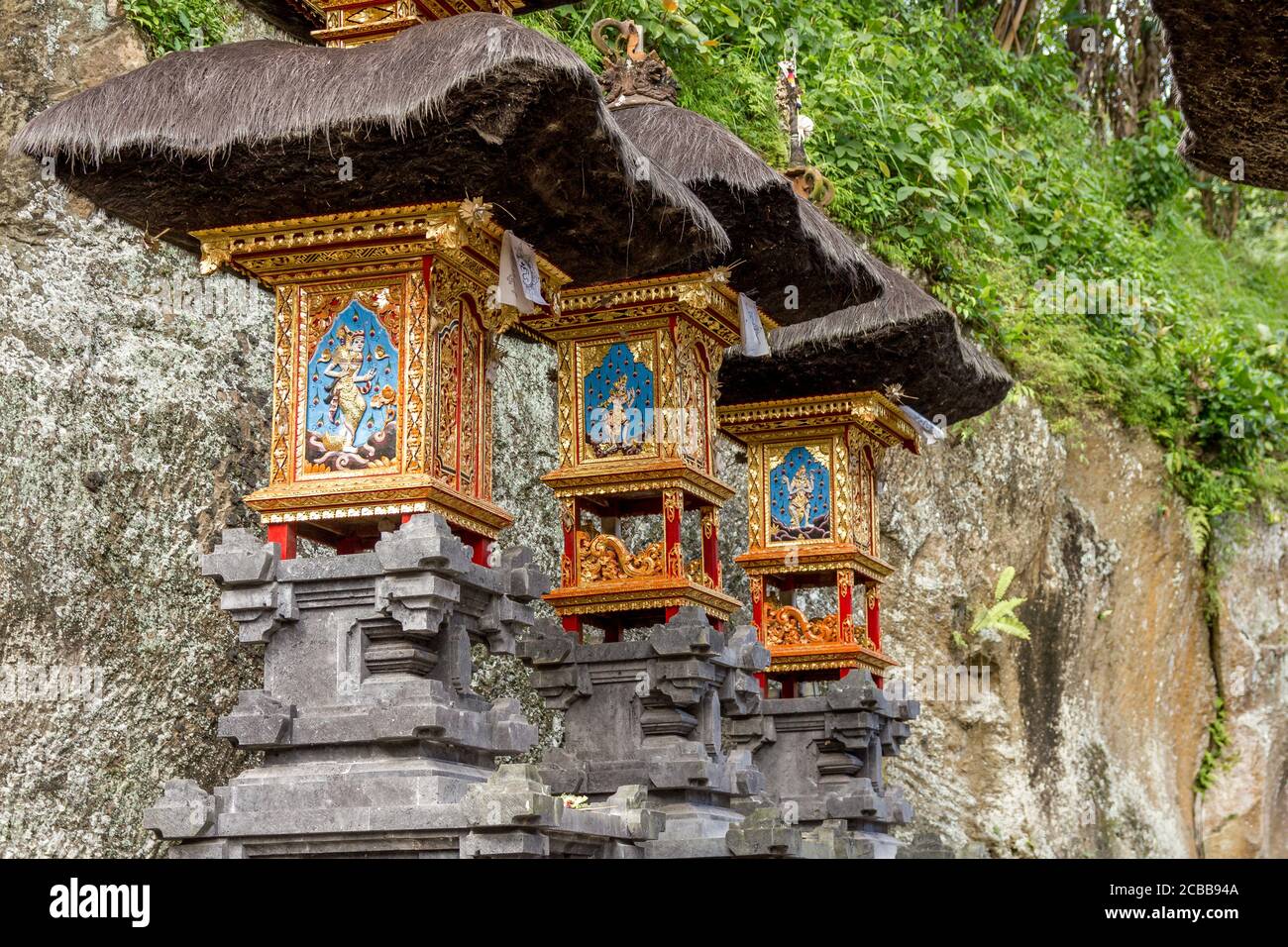 Goa Gajah temple à Bali, Indonésie Banque D'Images