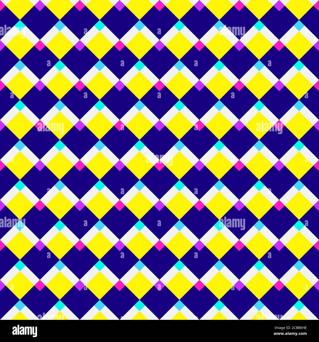 Motif géométrique abstrait. Couleurs fluo vives. Motif de style Memphis. Motif vectoriel transparent. Illustration vectorielle. Illustration de Vecteur