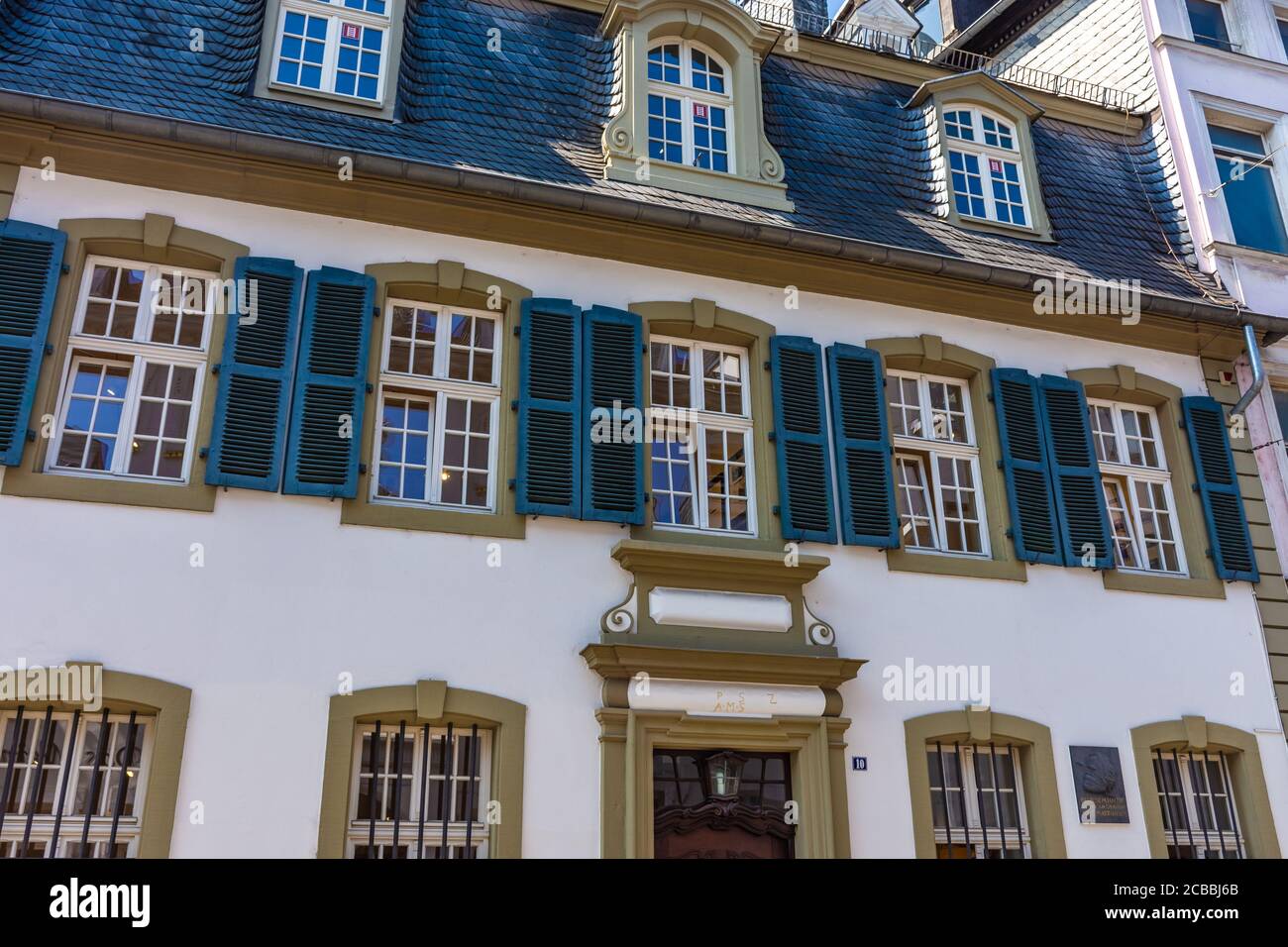 TRÈVES, ALLEMAGNE, 20 JUILLET 2020 : maison de naissance de Karl Marx Banque D'Images