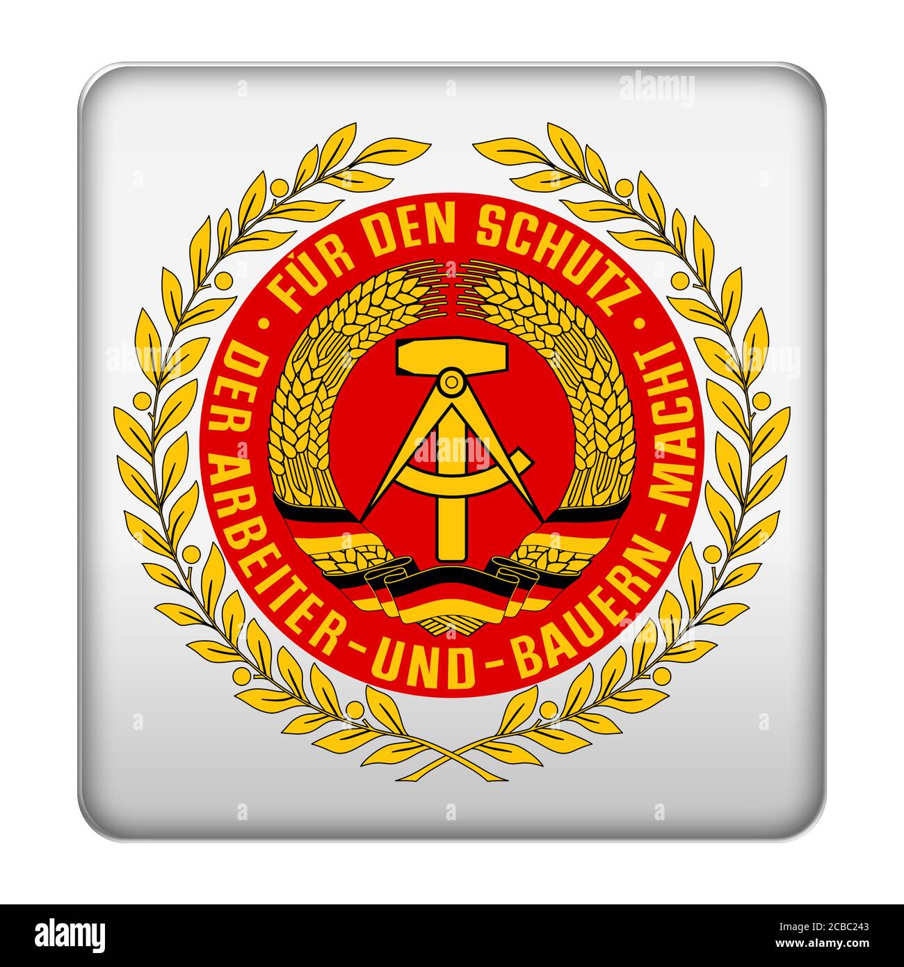L'Armée Nationale Populaire logo icône Banque D'Images