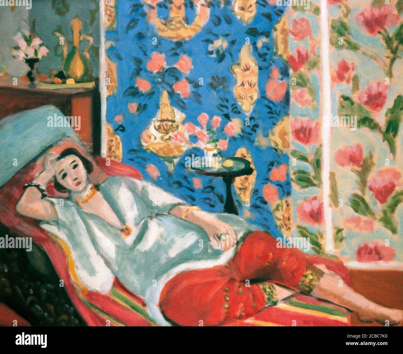 Henri Matisse (1869-1954). Peintre français. Pantalon Odalisque rouge. Env. 1924-1925. Huile sur toile (50 x 61 cm). Musée de l'Orangerie. Paris, France. Banque D'Images