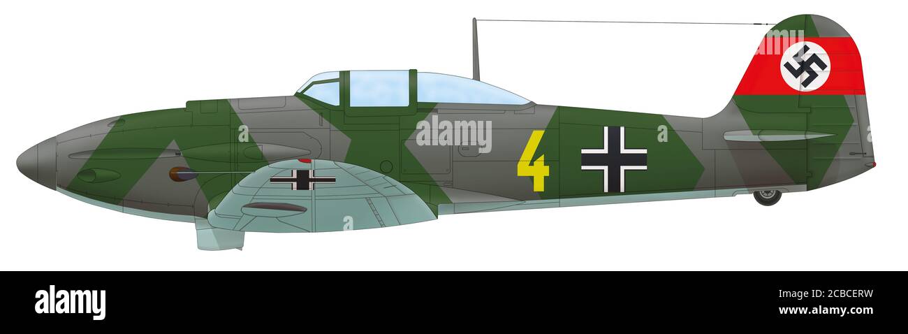 Heinkel He 112F de la III(l)/JG 132 Richthofen, été 1938 Banque D'Images
