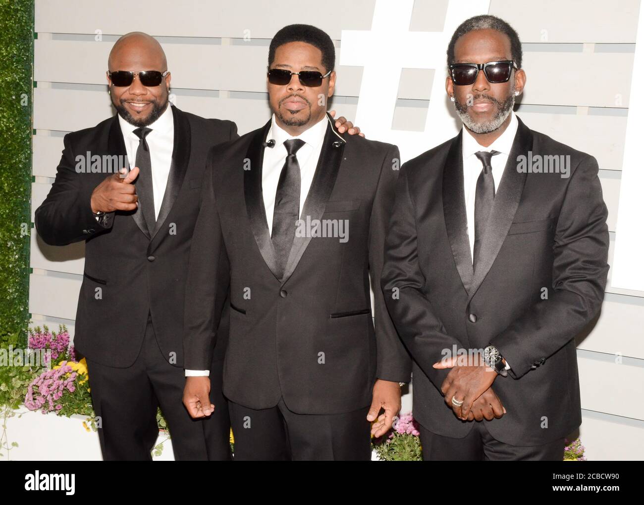 5 novembre 2016, Arcadia, Californie, États-Unis: Boyz II Men (Wanya Morris, Nathan Morris, Shawn Stockman) participent au 33e Championnat du monde de coupe d'obtenteur. (Image crédit : © Billy Bennight/ZUMA Wire) Banque D'Images
