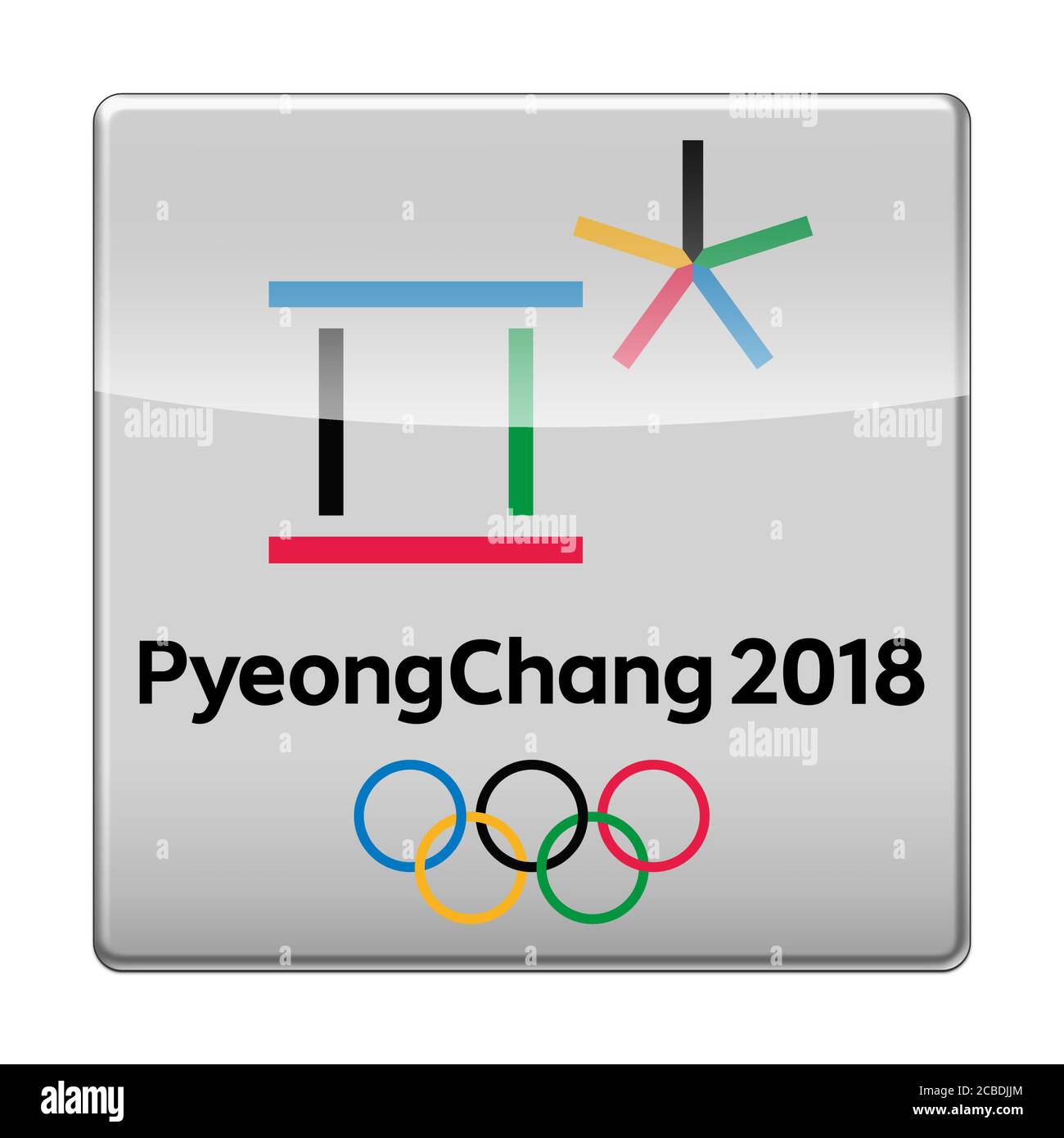 Jeux olympiques d'hiver de 2018 à Pyeongchang Banque D'Images