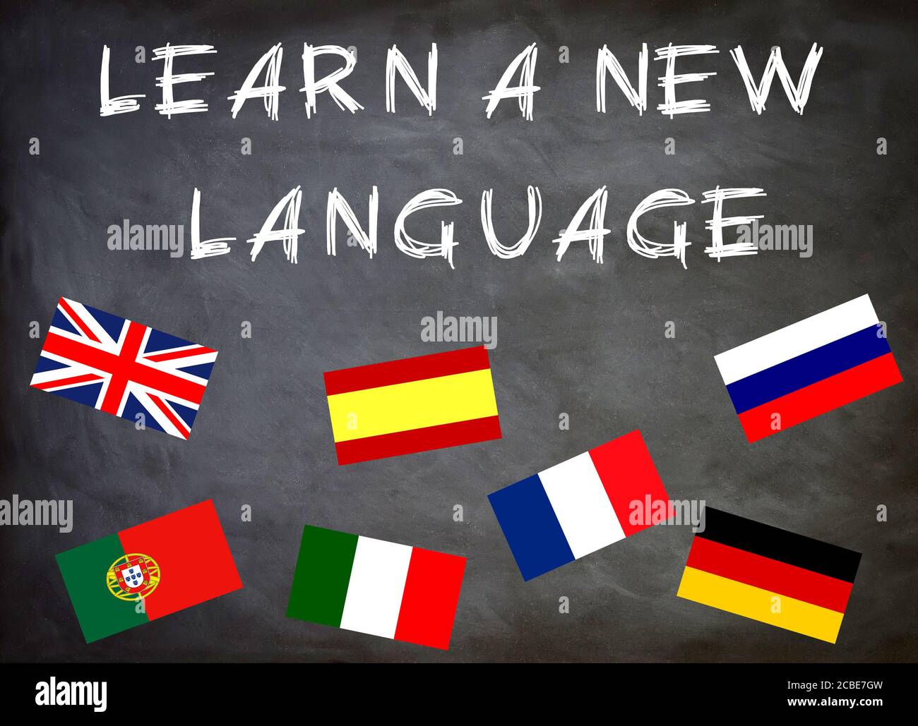 Apprendre une nouvelle langue Banque D'Images