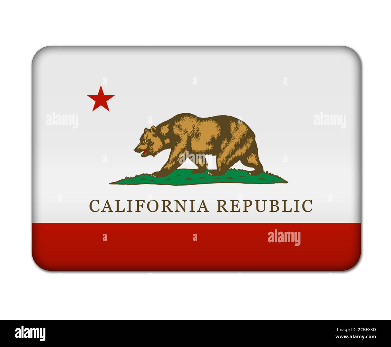 Détresse en Californie drapeau murale décor 32 patriotique