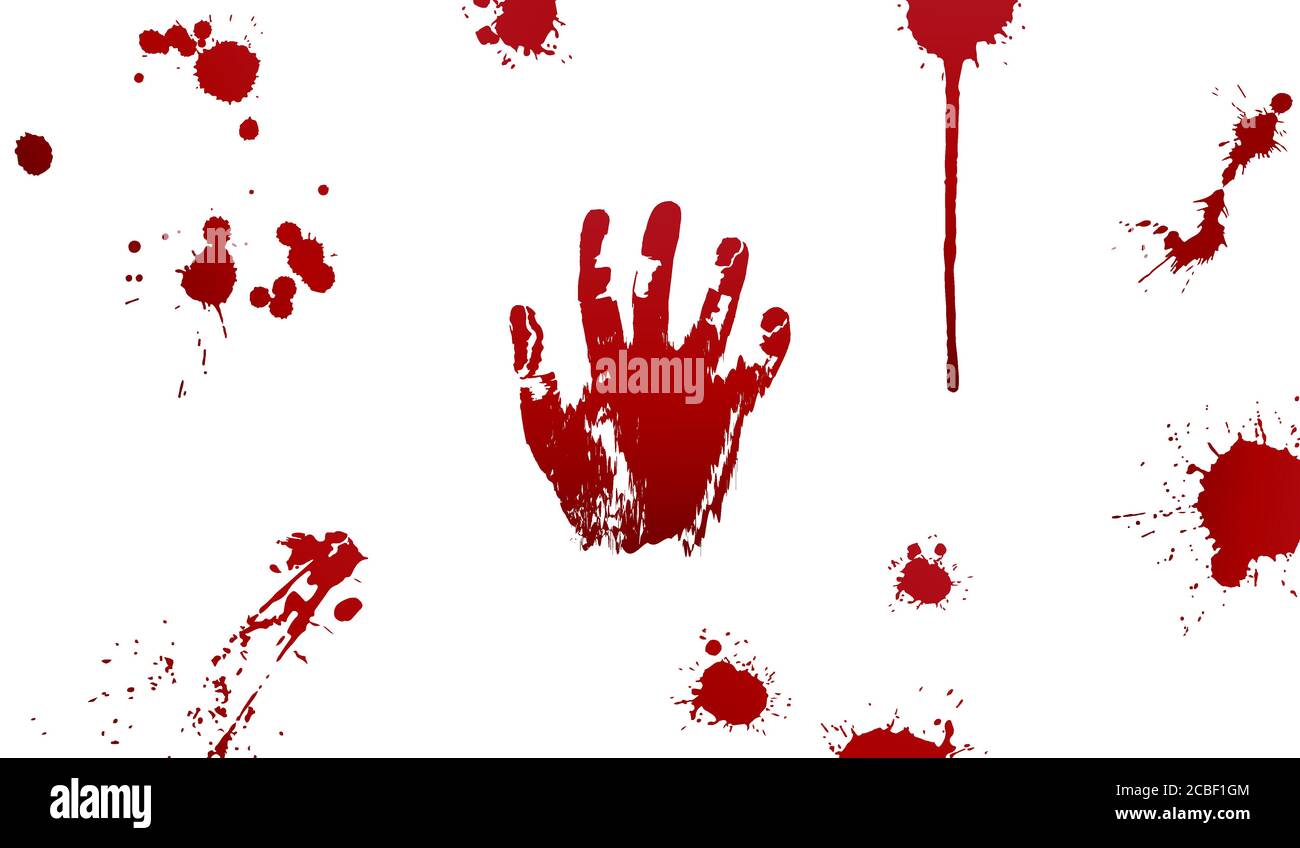 Kit d'éclaboussures de prélèvement sanguin. Plusieurs éclaboussures de sang isolées Illustration de Vecteur