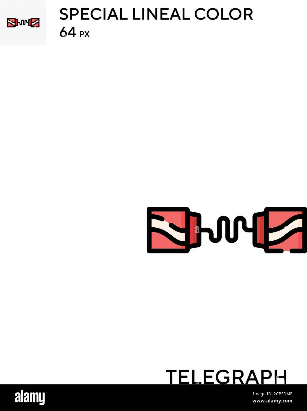 Icône de vecteur simple Telegraph. Icônes de télégraphe pour votre projet d'entreprise Illustration de Vecteur