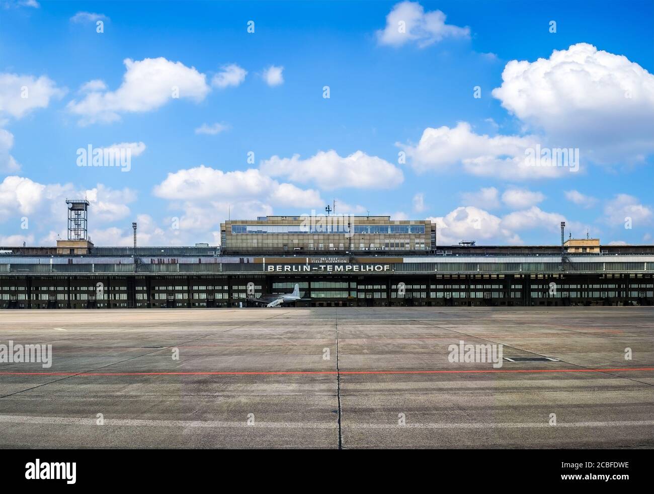 Aéroport de Tempelhof Berlin, Allemagne Banque D'Images