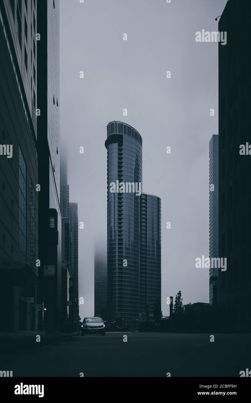 465 North Park Apartment Building à Chicago Banque D'Images