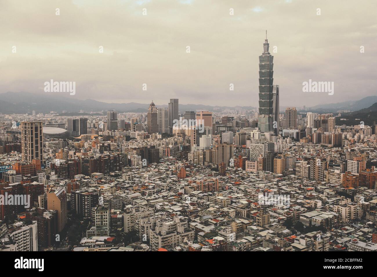 Taipei 101 Skyscraper Banque D'Images