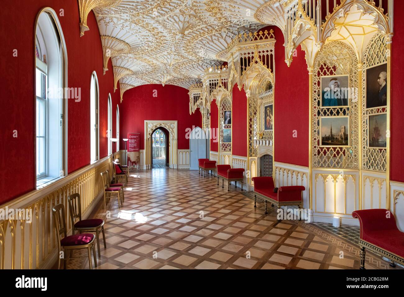 Strawberry Hill House, Twickenham, Londres, Royaume-Uni Banque D'Images