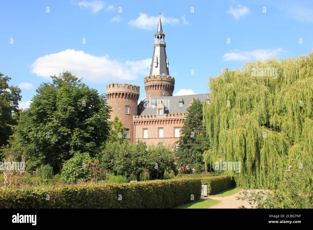 Château de Moyland dans le château germanymoé Banque D'Images