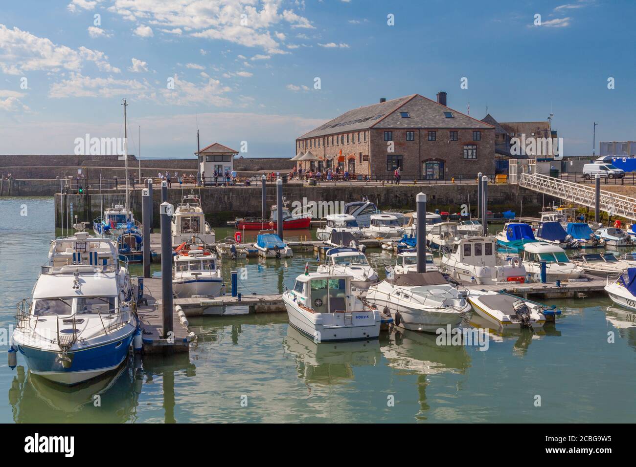 Port de Porthcawl, Porthcawl, South Wales, UK Banque D'Images