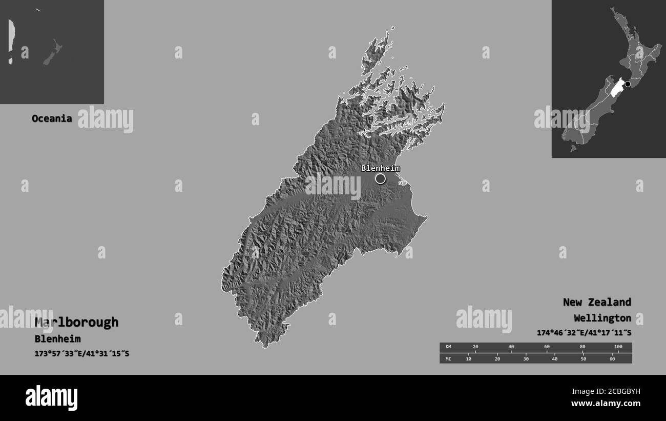 Forme de Marlborough, autorité unitaire de la NouvelleZélande, et sa