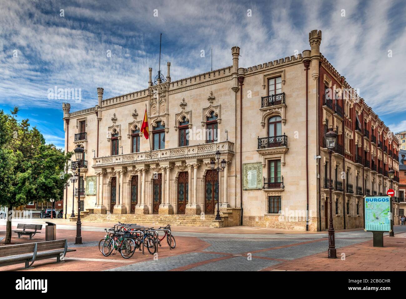Palacio Capitania - Musée militaire, Burgos, Castille et Leon, Espagne Banque D'Images