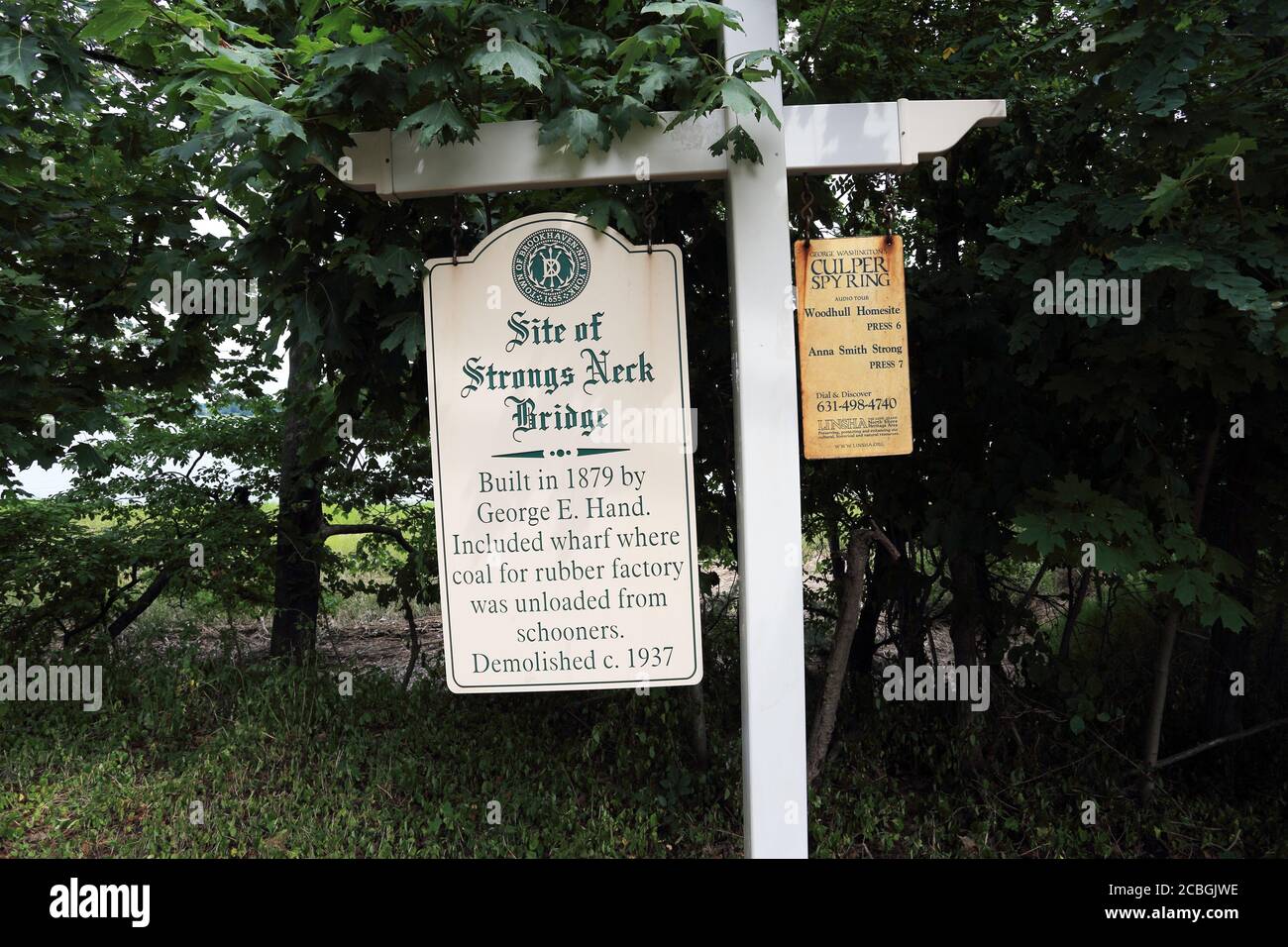 Repères historiques Setauket long Island New York Banque D'Images