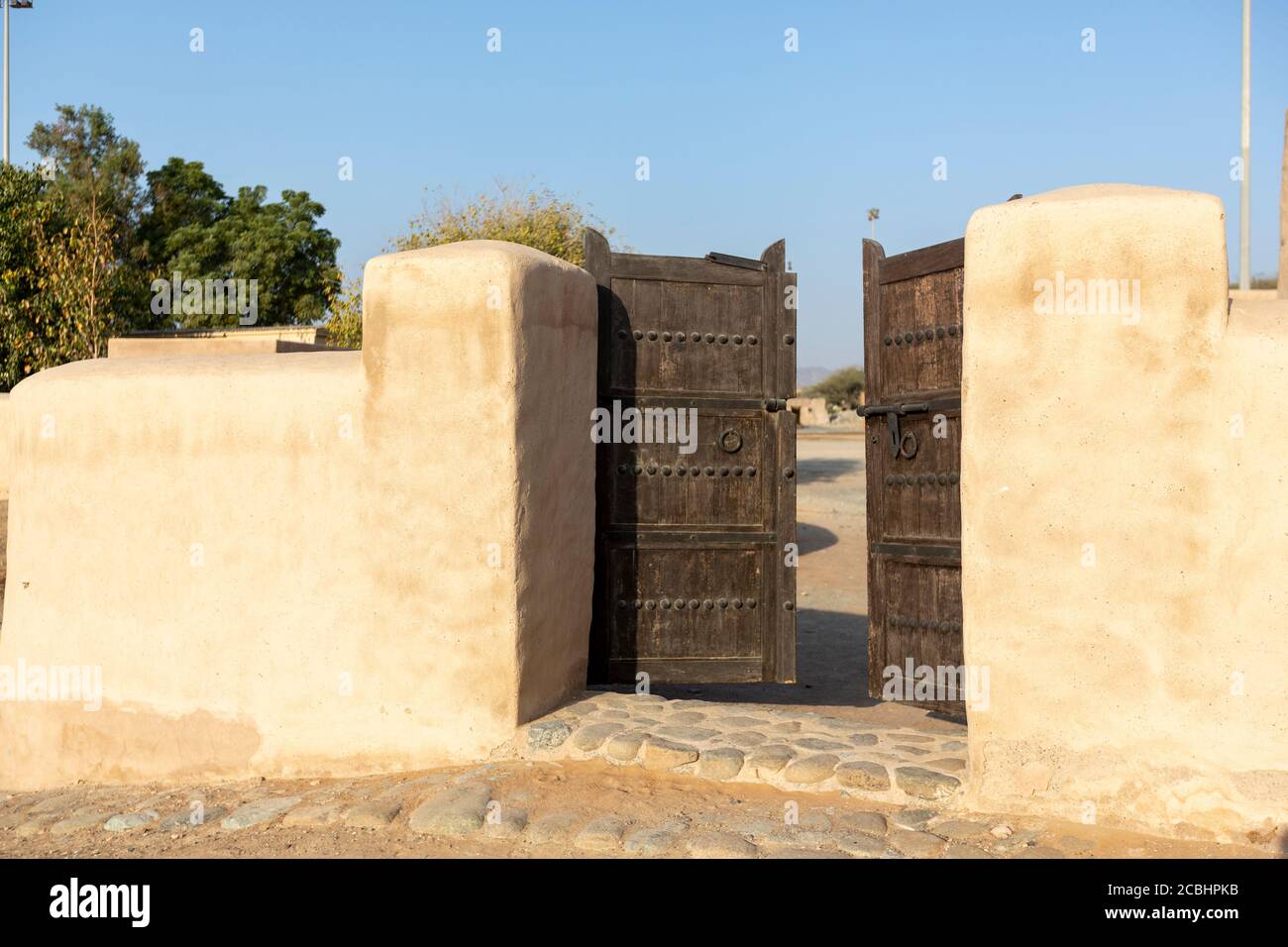 Fort Fujairah sur une colline à Fujairah Banque D'Images