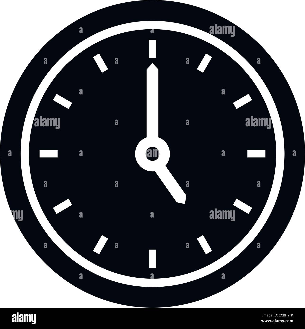 Icône de réparation d'horloge murale de bureau. Illustration simple de l'icône de vecteur de réparation d'horloge murale de bureau pour la conception Web isolée sur fond blanc Illustration de Vecteur