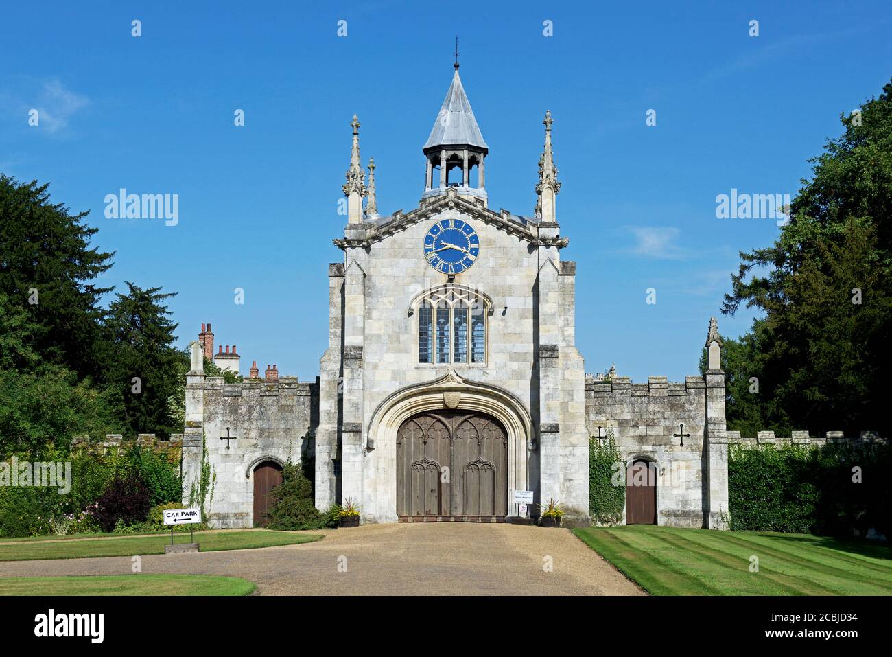 Le portier du palais Bishopthorpe, la résidence de l'archevêque de York, Bishopthorpe, Yorkshire du Nord, Angleterre Banque D'Images