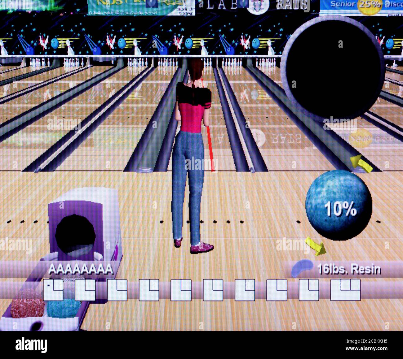 Strike Force Bowling - Nintendo Gamecube Videogame - usage éditorial uniquement Banque D'Images