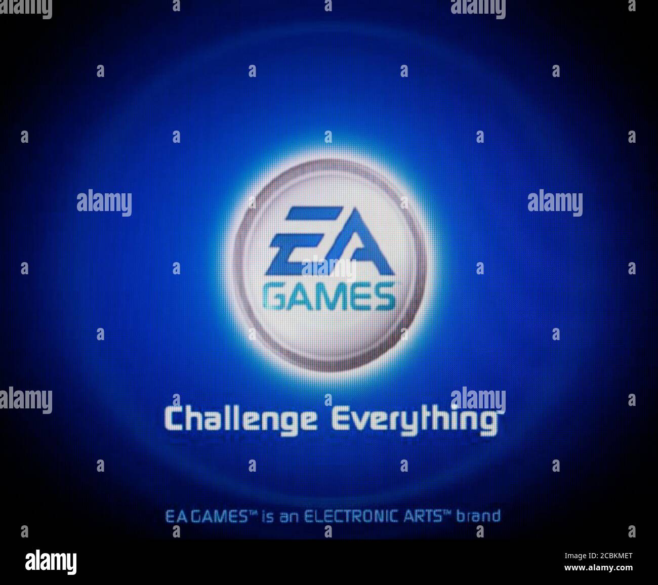 EA Electronic Arts Developer logo défiez tout - Nintendo Gamecube Jeu vidéo - usage éditorial uniquement Banque D'Images