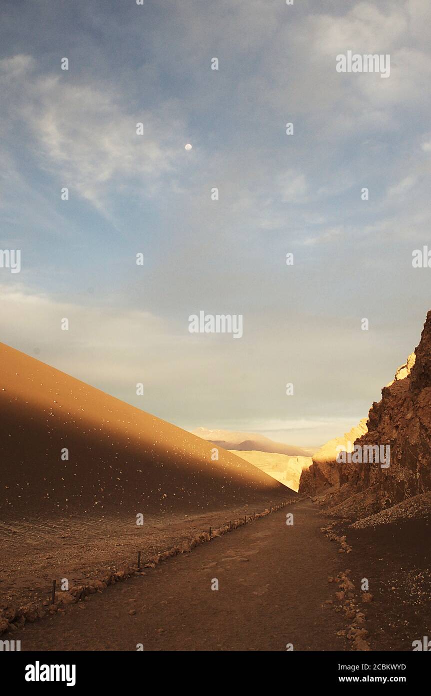 Valle de la Luna, San Pedro de Atacama, Chili Banque D'Images