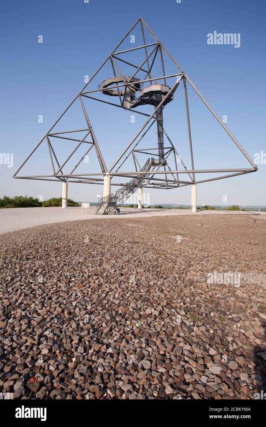 Bottop Tetraeder, Bottop, région de Ruhr, Allemagne Banque D'Images