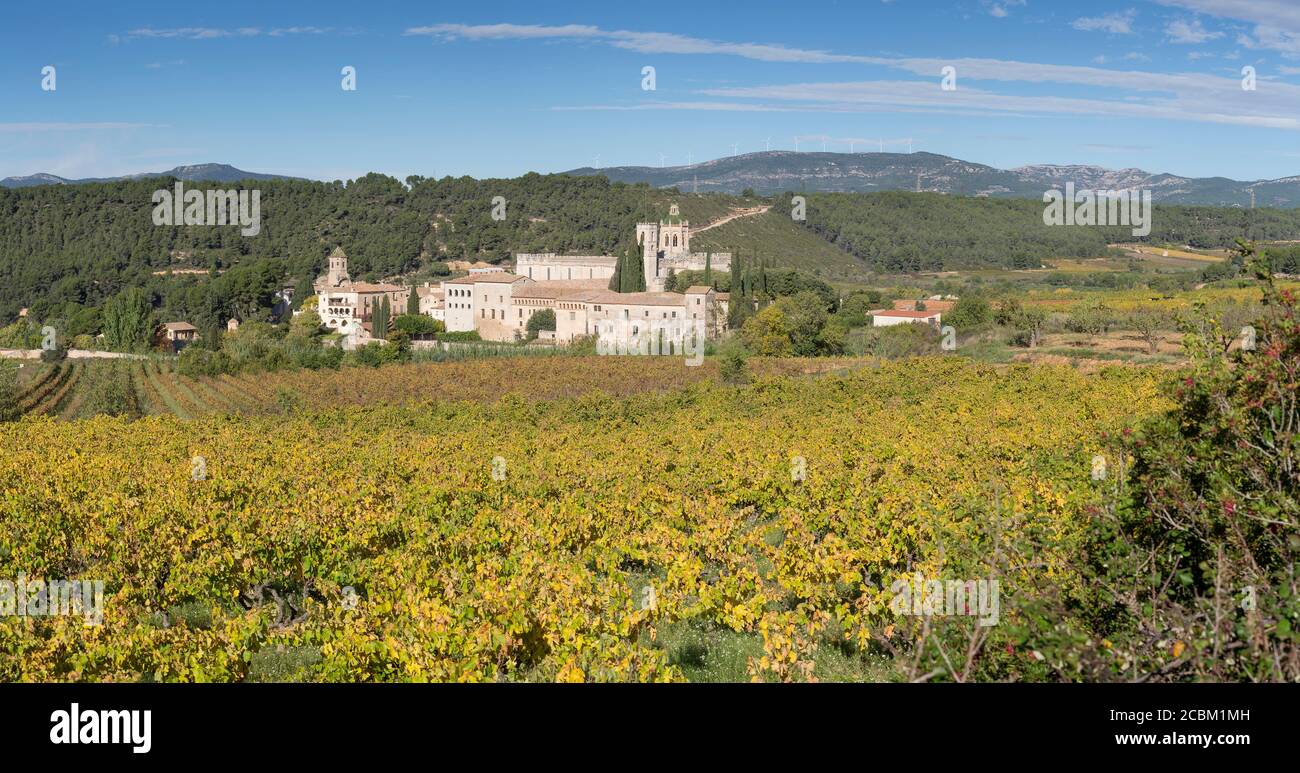 Monastère de Santes Creus, Tarragone, Espagne Banque D'Images