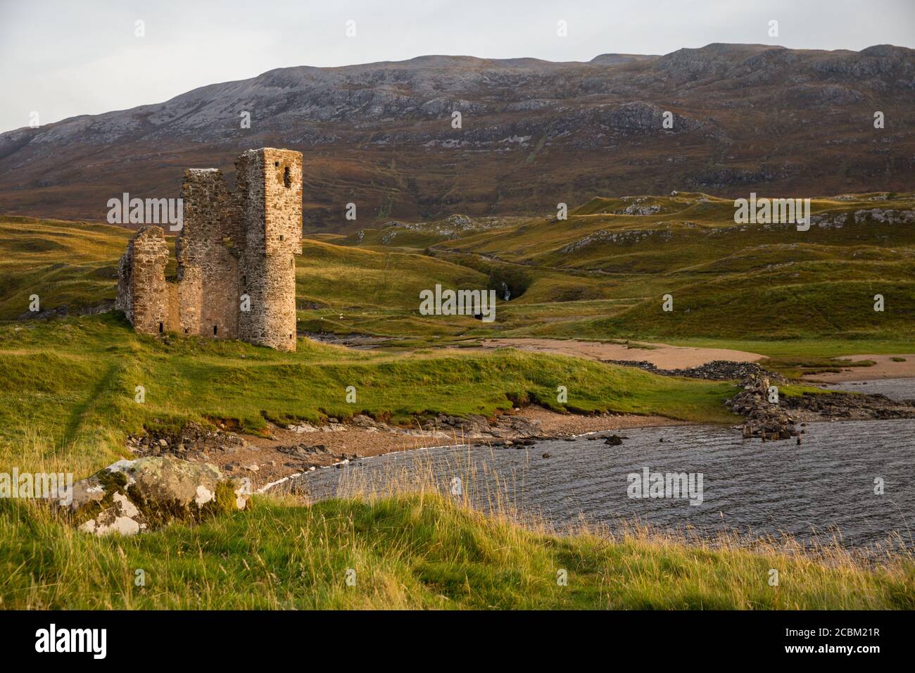 Ardvreck Castle, Écosse, Royaume-Uni Banque D'Images