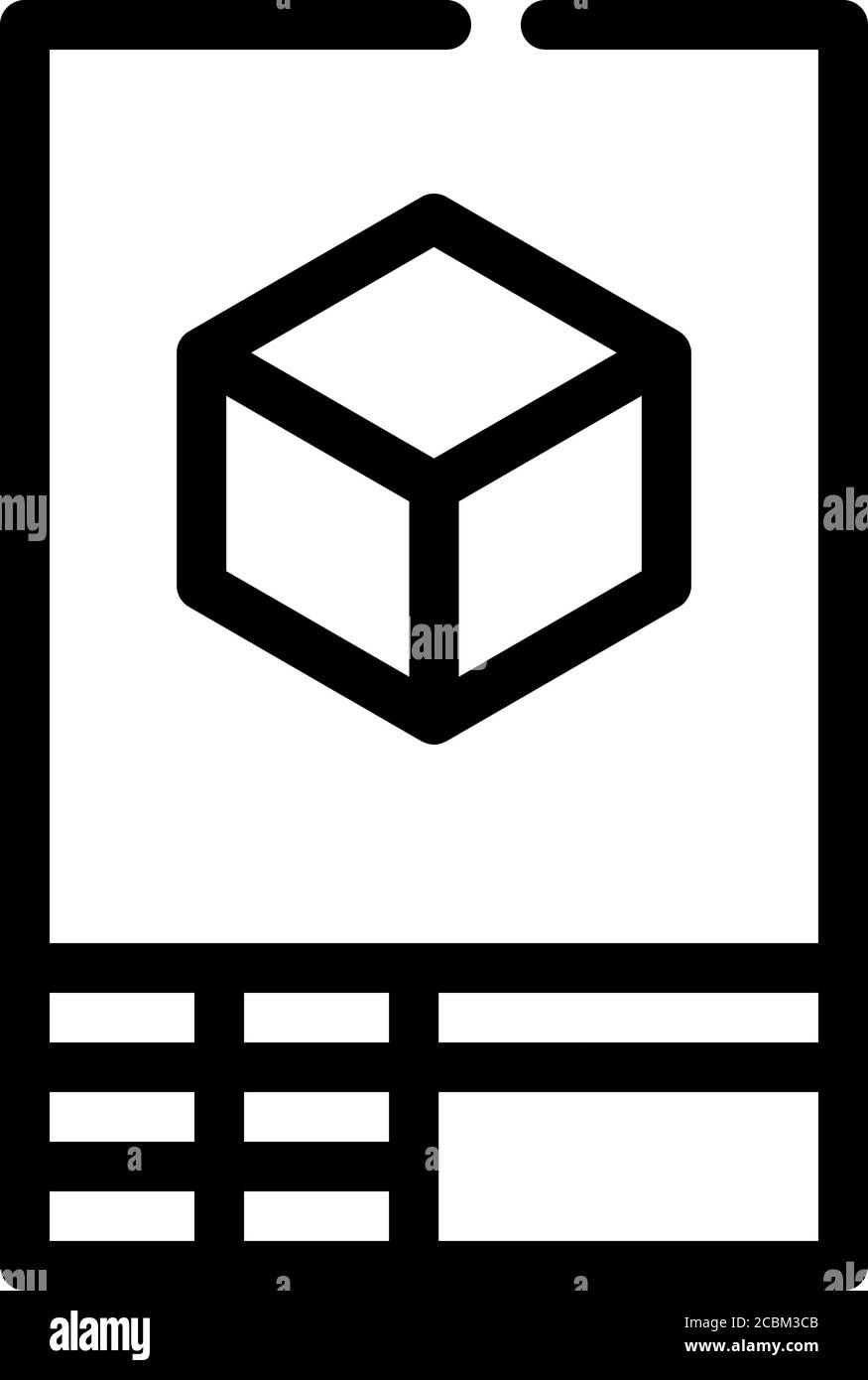 illustration vectorielle isolée de l'icône de la ligne du plan de ...