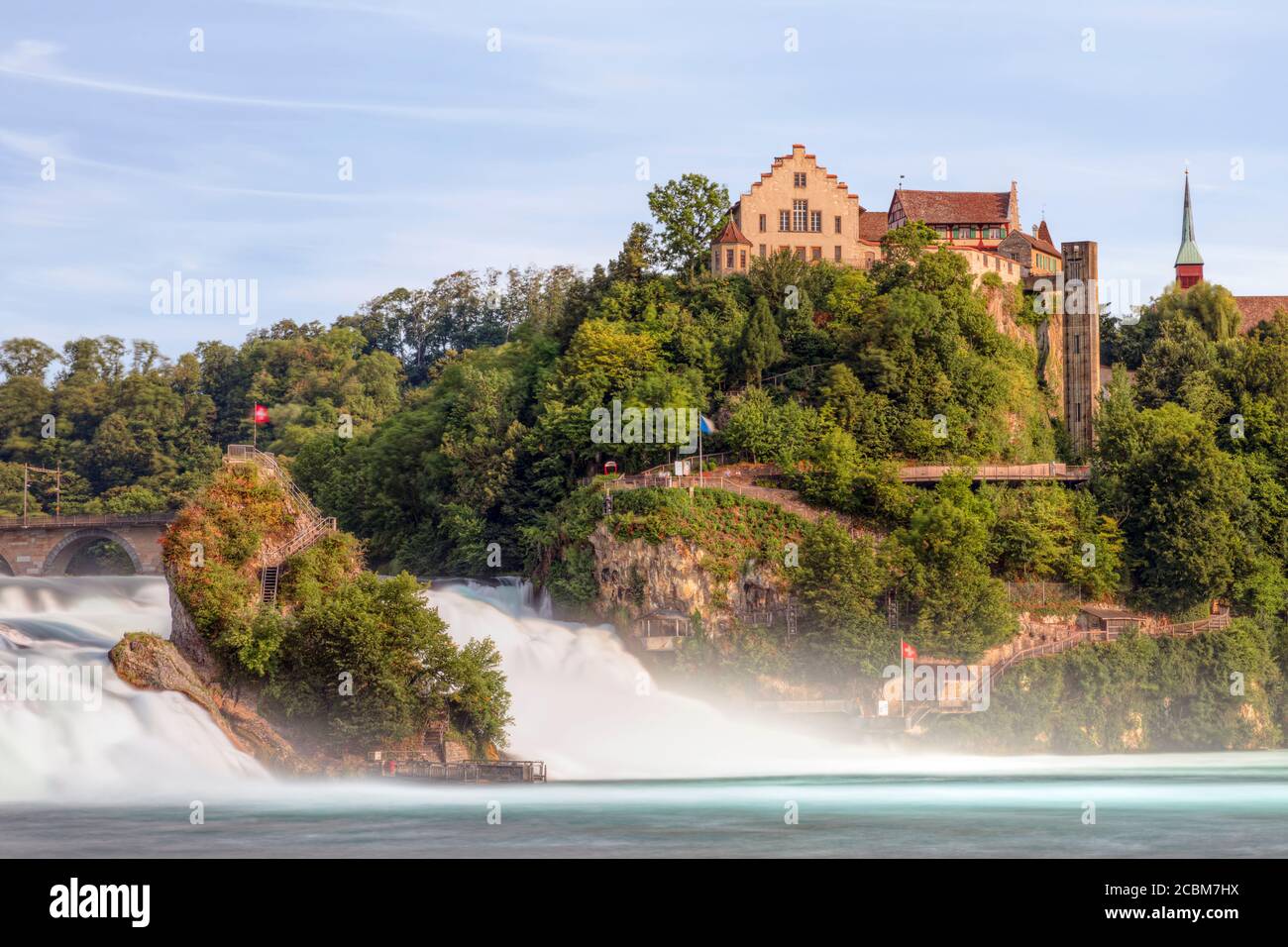 Chutes du Rhin, Neuhausen am Rheinfall, Schaffhausen, Suisse, Europe Banque D'Images