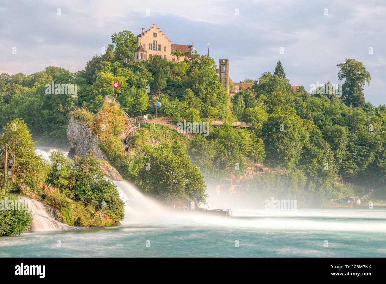 Chutes du Rhin, Neuhausen am Rheinfall, Schaffhausen, Suisse, Europe Banque D'Images