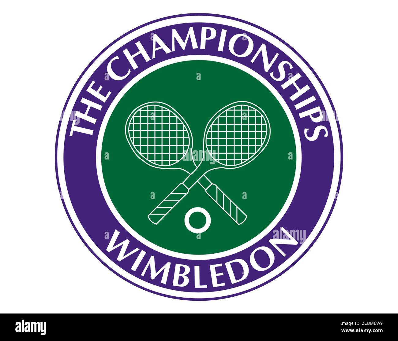 Tournoi de Wimbledon Banque D'Images