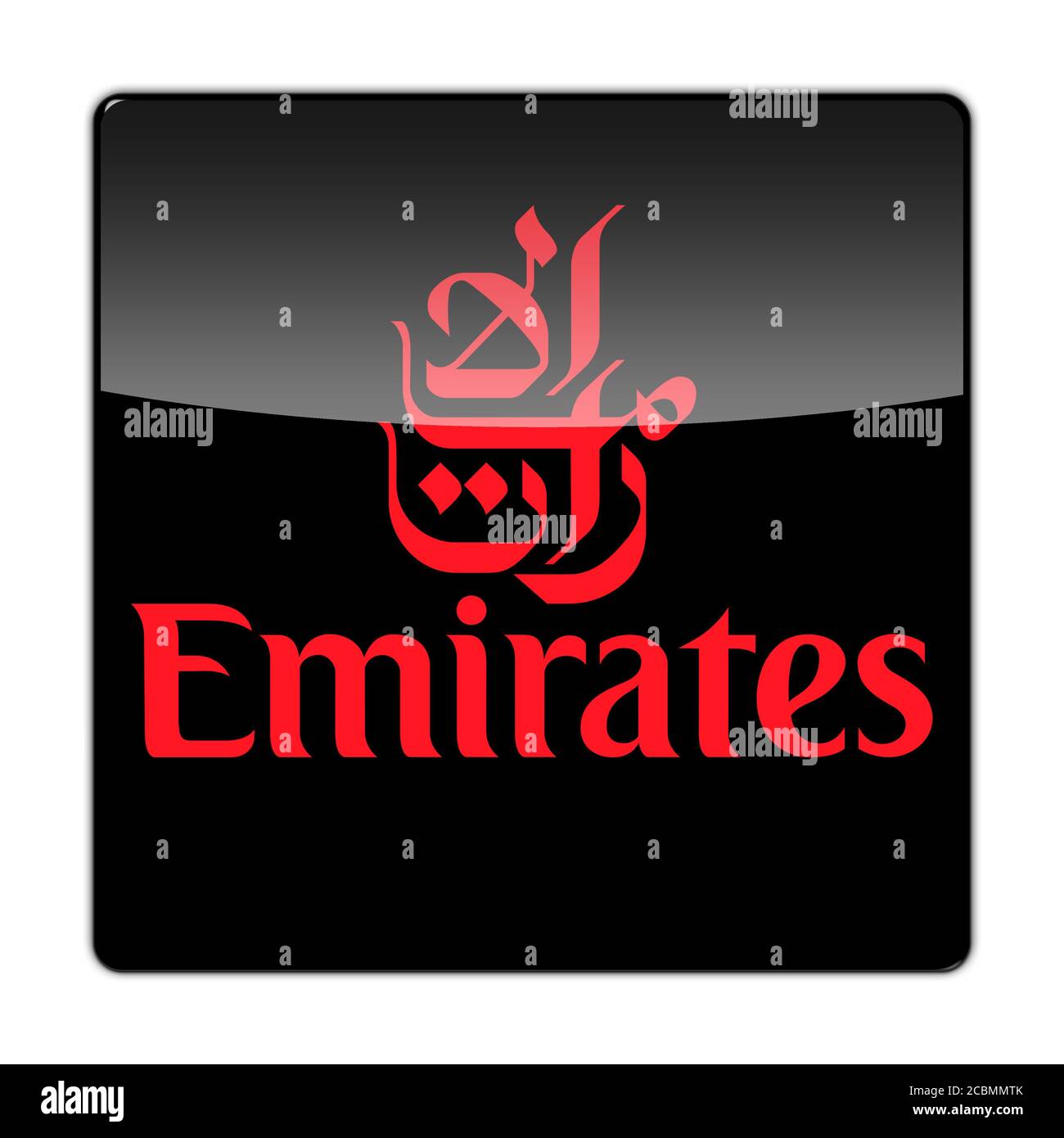 Icône Emirates Airline Banque D'Images