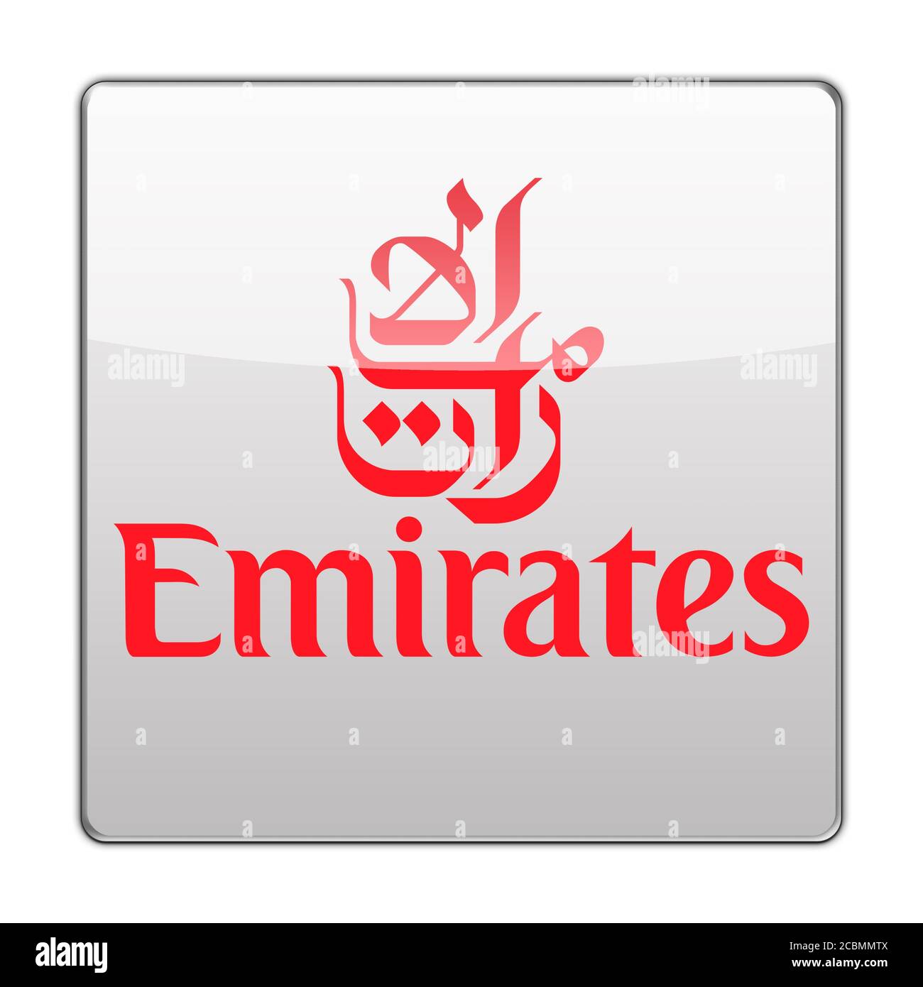 Icône Emirates Airline Banque D'Images