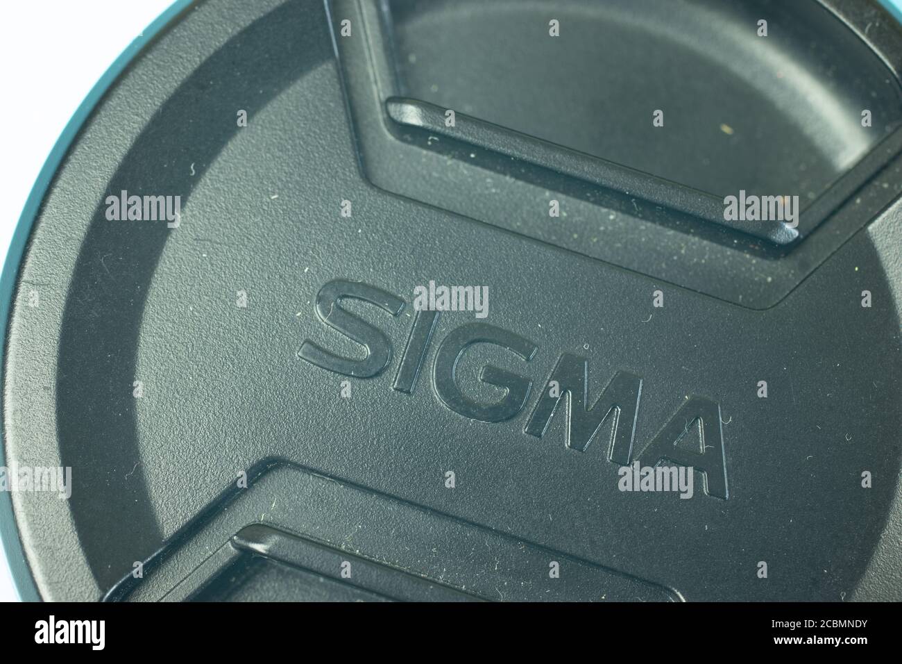 Moscou, Russie - 1er juin 2020 : gros plan du logo Sigma Lens, éditorial Banque D'Images