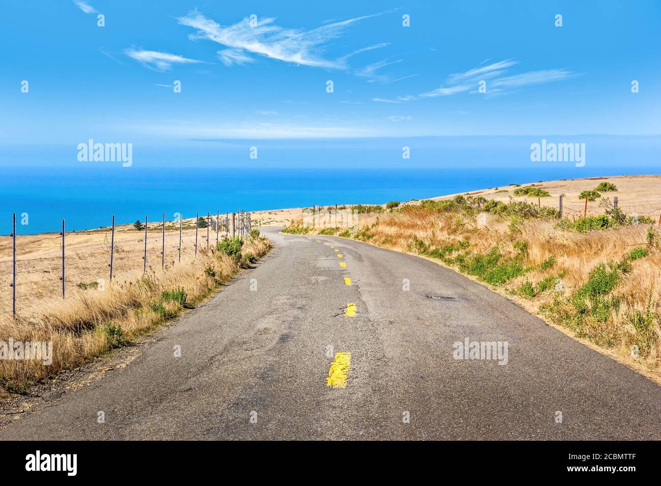 Pittoresque Highway no 1 sur la côte pacifique, Californie, États-Unis Banque D'Images