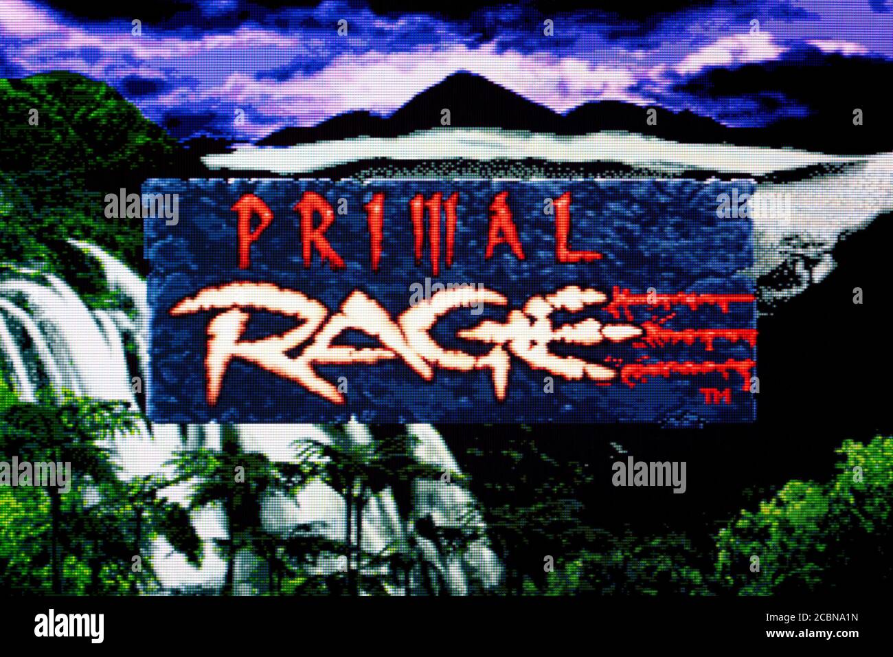 Primal rage - Sega 32X - usage éditorial uniquement Banque D'Images
