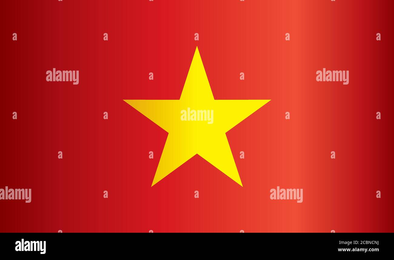 Drapeau du Vietnam, République socialiste du Vietnam, modèle de conception de prix, document officiel avec le drapeau de la République socialiste du Vietnam. Illustration de Vecteur