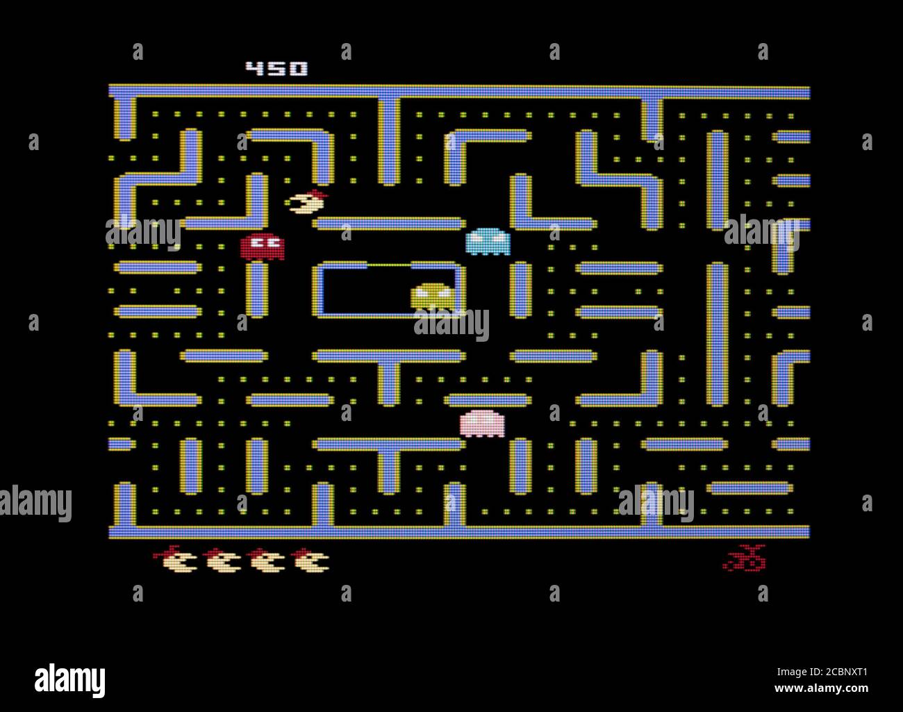 Jr PAC-Man - Atari 5200 - usage éditorial uniquement Banque D'Images