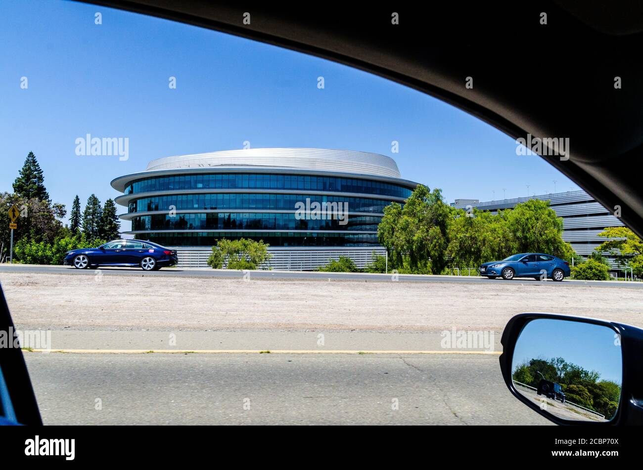 Siège d'Apple à Cupertino, Californie, États-Unis Banque D'Images